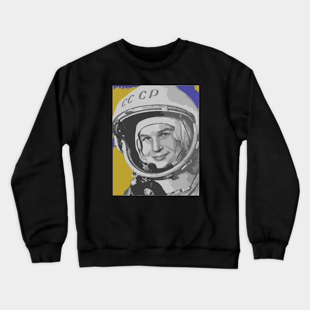 First Woman in Space Crewneck Sweatshirt by EdwardLarson